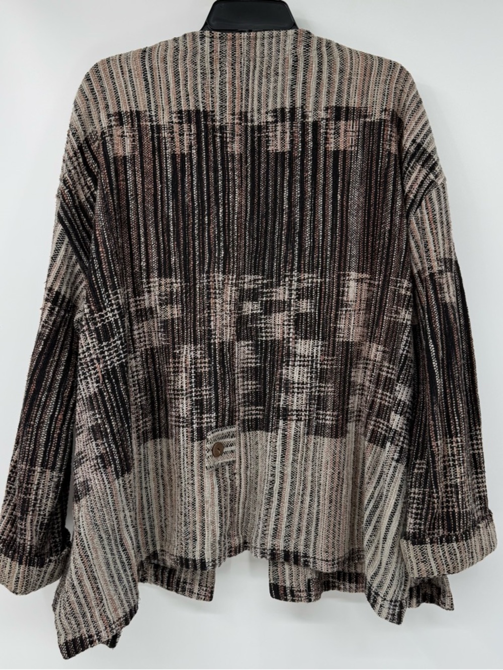 Yasuko Kurisaka Handmade Woven Cardigan Jacket One Size - Picture 5 of 5